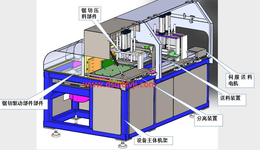 分離式切鋁機設計圖